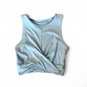Yogalicious Lux Mint Green Cropped Athletic women’s Tank Top